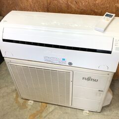 【動作保証あり】FUJITSU nocria 2016年 2.8kw 10畳用 冷暖房ルームエアコン AS-V28F 【管理KR342】