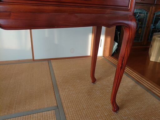 猫足アンティークデスク/Antique desk with carved legs