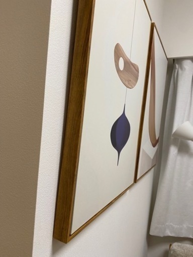 お洒落な絵　40×60 2個セット