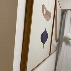 お洒落な絵　40×60 2個セットの画像
