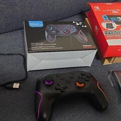 [今日だけ！激安]Switch 社外プロコン＆ライセンス品USB...