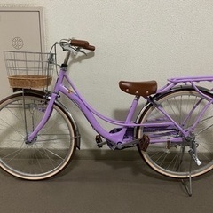 美品ジュニアシティサイクル２４インチ