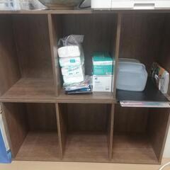 茶色棚ｘ2、現地無料取引