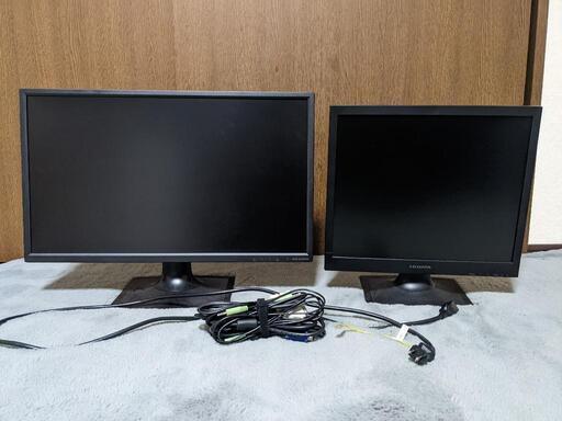 I-O DATA ディスプレイ２台