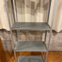 IKEAスチールラック HYLLISヒュッリス＜60×27×14...