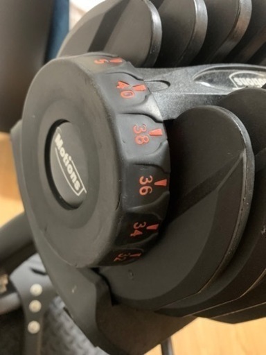Motions モーションズ アジャスタブル ダンベル 可変式ダンベル 40kg×2 スタンド付き