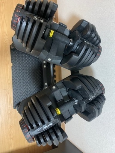 Motions モーションズ アジャスタブル ダンベル 可変式ダンベル 40kg×2 スタンド付き