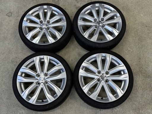 スイフト RS ZC72S 純正ホイール タイヤ4本セット 軽車両に