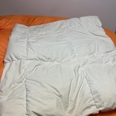 羽毛布団　190×210cm  春夏用　あげます