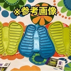 【値下】④ Sanni Shoo / Shoo.pad 未使用品 知育 シューズマット フロアマット 靴トレイ 乾燥と汚れキャッチャーマット サイズS (米国靴サイズ1歳まで) ライム の画像