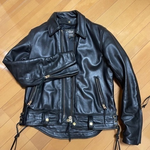 2/19まで KADOYA カドヤ レザージャケット M ライダースジャケット 革ジャン