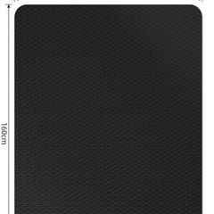 デスクごとチェアマット ゲーミングチェアマット ダイニングマット Y字柄 130*160ｃｍ 厚さ1.5mm PVC素材 ソフトタイプ 床保護 ズレない 凹み防止 キズ防止 無味無臭 床暖房対応 のある (130*160cm, Y字面)の画像