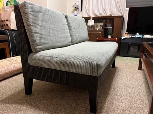 ラタンのソファセット　（購入時8万円）