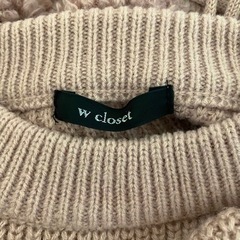 ピンクニット / w closetの画像