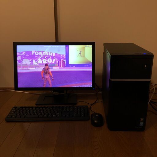 ゲーミングパソコン/新品GTX1650/Core i5 4440/メモリ16GB/新品SSD480GB/Windows11/液晶モニター付き