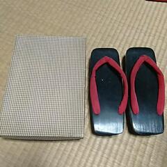 女性用下駄　黒