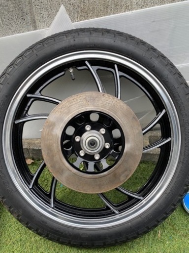 ヤマハ RZ250 4L3 ホイール フロントホイール 新品タイヤ付き