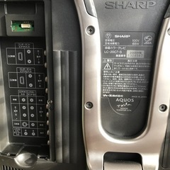 AQUOS テレビ　地デジ非対応　モニターとしての画像