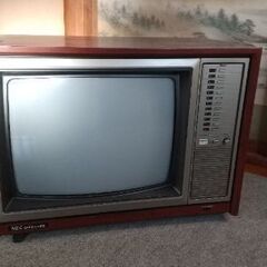 昭和のテレビです。