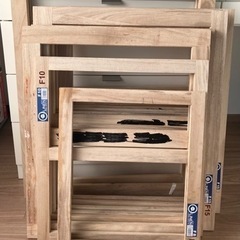 キャンバス　木枠　木材