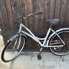 霧島様限定中古自転車、白