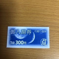 2 高森町　月廻り温泉♨️割引券　６枚ありますの画像
