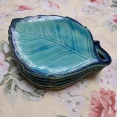 葉っぱ　お皿5枚セットの画像