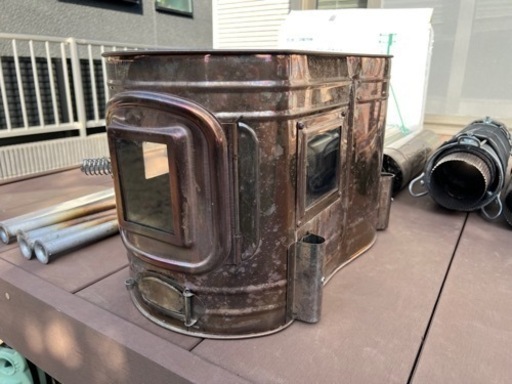 ホンマ製作所　3面窓　薪ストーブ　APS-48DX 【引き取り可能な方、近くの方お届けします】
