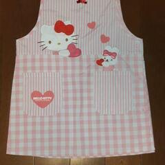 ハローキティー　HELLO KITTY　エプロン　サイズM～Ｌ