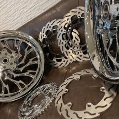 RCコンポーネンツ　メッキホイール　スプロケット　モトマスターブ...