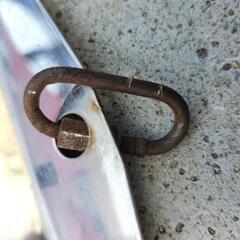 三菱☆デリカD5　前期型用　MKWマッドフラップ　中古品　付属品付の画像