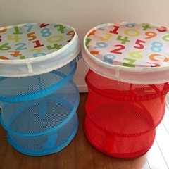IKEA おもちゃ収納ケース2個セット
