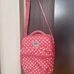 GAP ショルダーバッグ　ピンク　水玉