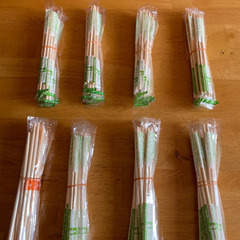 【未使用】爪楊枝付き割り箸 80膳セット 