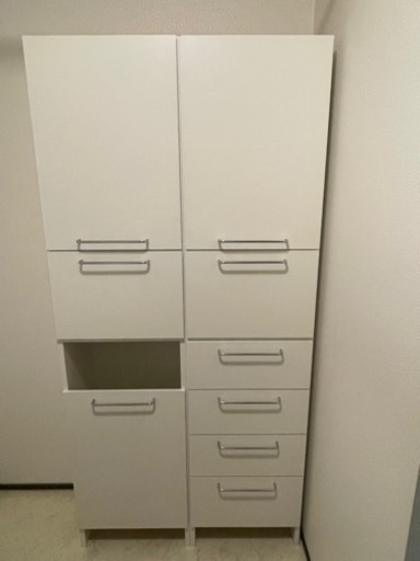 サニタリーラック（白）