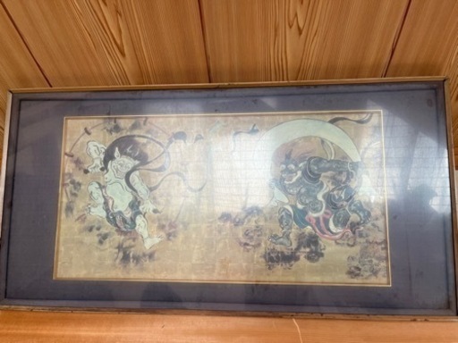 風神雷神壁掛け