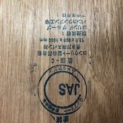 合板　180×25センチ　2枚の画像