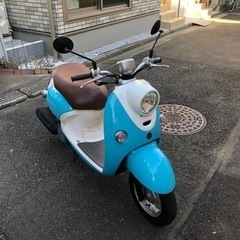 【受渡し決定済み】ヤマハ　ビーノ　低走行　ゆるキャン　志摩りん　自賠責付きの画像