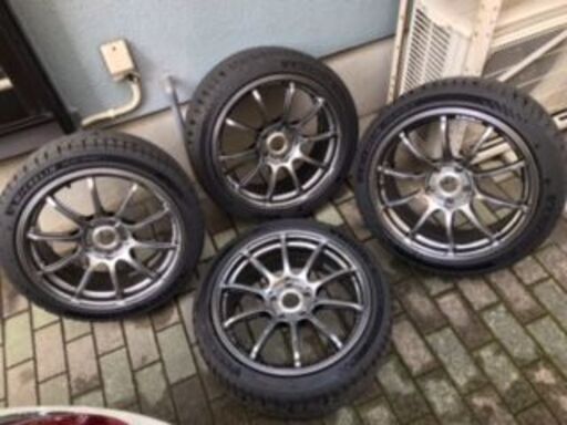 アルミホール　ADVAN（ミシュランタイヤ付き）４本セット（BMW　ミニ用）再値下げしました