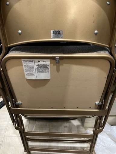 CLARIN　FOLDING CHAIR WITH ARM クラリン　フォールディングチェア　グレー