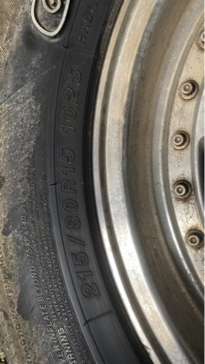 ハイラックスLN 純正サイズ　215/80r15 102s  ホイールセット　4本