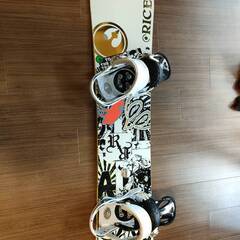 人気スノーボード　rice28 154cm　Burton-missionビンディング付　状態良好