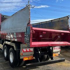 車検付き】日野 プロフィア ダンプ  型式BDG-FS1EKXA　　 最大積載量7,100kg　  シフト7速　走行距離44万km  Lゲート　平成20年式の画像