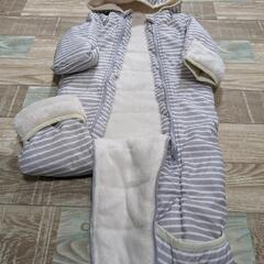 中身ふわふわ毛布みたいな防寒着size80の画像