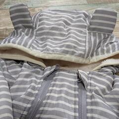 中身ふわふわ毛布みたいな防寒着size80の画像