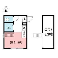 💖初期費用１３万円💖京王井の頭線「富士見ヶ丘」駅徒歩10分🌟1R🎵管理番号「175090」  - 杉並区