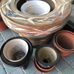 ※終了※⭐︎無料⭐︎火鉢 植木鉢 鉢 ガーデニングの画像