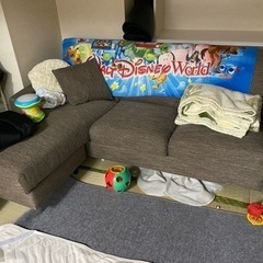 【決定】ニトリ　布張りカウチソファの画像