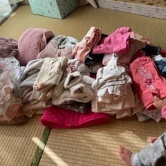 [受け取り予定あり] 女の子の服　50~90サイズ　[まとめ売り...