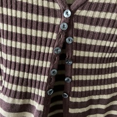 七分袖カーディガンの画像